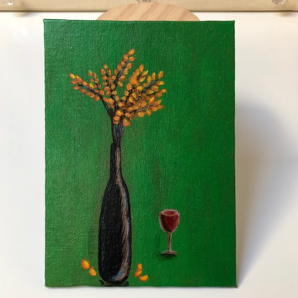 Flowers Acrylic Painting
